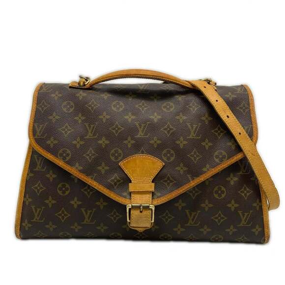 LOUIS VUITTON Monogram Beverly 41 M51121 2-way handbag in brown coated canvas...